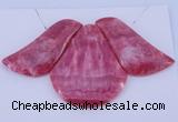 NGP112 Dyed rhodochrosite gemstone pendants set jewelry wholesale