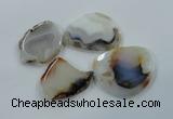 NGP1179 40*55mm - 50*75mm freeform agate gemstone pendants wholesale