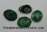 NGP1182 40*50mm - 50*60mm freeform agate gemstone pendants wholesale