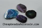 NGP1184 35*50mm - 50*65mm freeform agate gemstone pendants wholesale