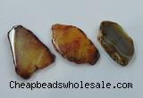 NGP1195 30*60mm - 45*75mm freeform agate gemstone pendants wholesale