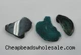 NGP1196 30*50mm - 40*70mm freeform agate gemstone pendants wholesale