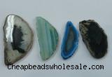 NGP1198 30*50mm - 40*70mm freeform agate gemstone pendants wholesale