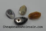 NGP1215 30*45mm - 40*50mm freeform agate gemstone pendants wholesale