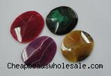 NGP1251 40*50mm - 55*60mm freeform agate gemstone pendants wholesale