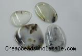 NGP1254 35*45mm - 45*55mm freeform agate gemstone pendants wholesale