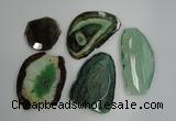 NGP1261 35*45mm - 45*70mm freeform agate gemstone pendants wholesale