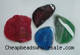 NGP1268 40*55mm - 60*80mm freeform agate gemstone pendants wholesale