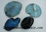 NGP1273 45*55mm - 70*90mm freeform agate gemstone pendants wholesale