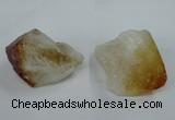 NGP1418 25*35mm - 30*40mm nuggets citrine gemstone pendants