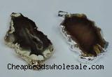 NGP1474 30*40mm - 40*50mm freeform agate gemstone pendants