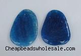 NGP1867 40*52mm - 40*58mm freeform agate gemstone pendants