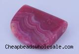 NGP198 12*34*45mm dyed rhodochrosite gemstone pendant wholesale