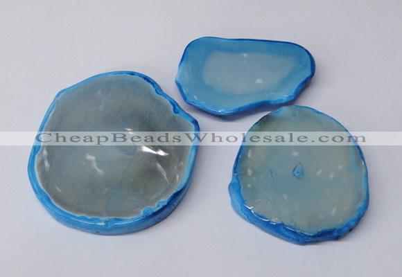 NGP2315 35*45mm - 55*65mm freeform agate gemstone pendants