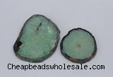 NGP2715 45*50mm - 55*75mm freeform druzy agate pendants