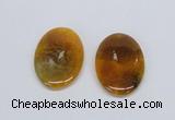 NGP2746 35*50mm oval agate gemstone pendants wholesale