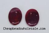 NGP2748 35*50mm oval agate gemstone pendants wholesale