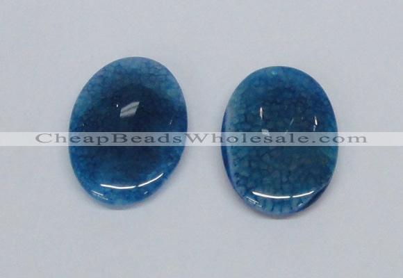 NGP2749 35*50mm oval agate gemstone pendants wholesale