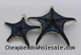 NGP2765 50*55mm - 75*85mm starfish pendants wholesale