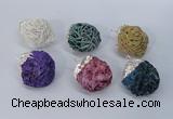 NGP2909 15*20mm - 25*30mm freeform desert rose pendants wholesale