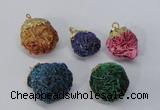 NGP2918 15*20mm - 25*30mm freeform desert rose pendants wholesale