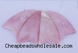 NGP33 Fashion pink opal gemstone pendants set jewelry wholesale