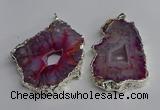 NGP3366 40*45mm - 45*60mm freeform druzy agate pendants