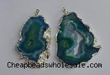 NGP3368 40*45mm - 45*60mm freeform druzy agate pendants