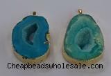 NGP3825 30*40mm - 40*50mm freeform druzy agate pendants