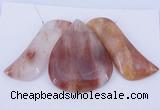 NGP40 Fashion red quartz gemstone pendants set jewelry wholesale