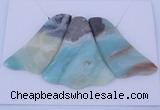 NGP42 Fashion amazonite gemstone pendants set jewelry wholesale