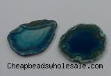 NGP4250 30*50mm - 45*75mm freefrom agate pendants wholesale