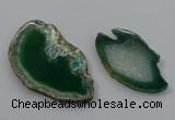 NGP4261 35*50mm - 45*80mm freefrom agate pendants wholesale