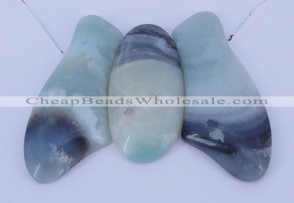 NGP43 Fashion amazonite gemstone pendants set jewelry wholesale