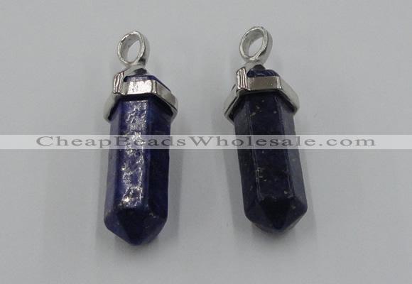 NGP5019 8*30mm sticks lapis lazuli gemstone pendants wholesale