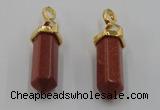 NGP5031 8*30mm sticks goldstone pendants wholesale