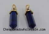 NGP5044 8*30mm sticks lapis lazuli gemstone pendants wholesale