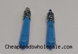 NGP5427 10*65mm sticks blue turquoise pendants wholesale