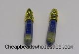 NGP5442 10*65mm sticks lapis lazuli gemstone pendants wholesale