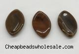 NGP5507 28*50mm marquise agate gemstone pendants