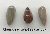 NGP5552 14*40mm - 23*58mm teardrop jade pendants wholesale