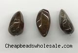 NGP5564 14*40mm - 23*58mm teardrop iron tiger pendants wholesale