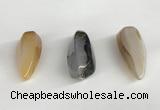 NGP5571 18*40mm - 23*58mm teardrop agate gemstone pendants