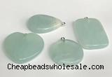 NGP5762 25*35mm - 30*40mm freefrom gemstone pendants wholesale