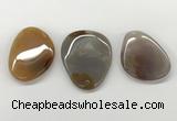 NGP5781 30*48mm - 40*55mm freeform agate slab pendants