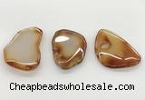 NGP5782 30*50mm - 45*60mm freeform agate slab pendants