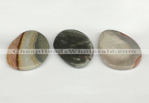 NGP5786 35*55mm - 45*65mm freeform agate slab pendants