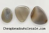 NGP5790 28*50mm - 45*65mm freeform agate slab pendants