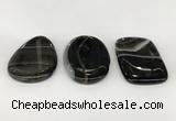 NGP5799 35*55mm freeform agate slab pendants wholesale