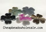 NGP5809 48mm - 50mm flower agate gemstone pendants wholesale